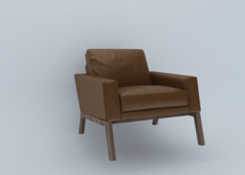 sof retro modelo en 3D