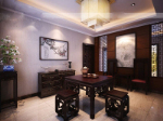 hogar chino restaurante pequeño modelo 3D