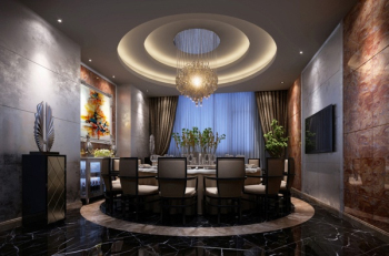 Restaurantes de moda modelo moderno 3D paquete