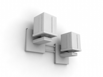 Combinacin de luces de pared 3d Modelo