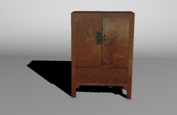 armario antiguo modelo 3d