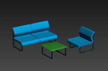 Sof taburete modelo 3D