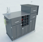 Monocromo coche comedor mano modelo 3D