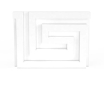 modelo de componentes yeso blanco