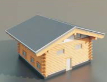 casas de madera / Arquitectura Modelo-3