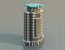 2 Oficinas / edificios de oficina / alto aumento de los edificios / Arquitectura Modelo-15