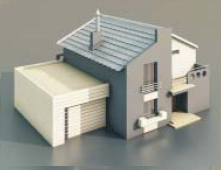 una villa con un garaje / Arquitectura Modelo-29