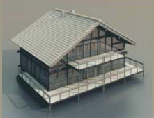 una pequeña casa de dos piso / Arquitectura Modelo-42