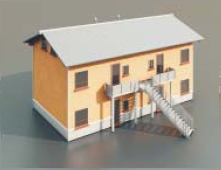 una casa con dos plantas / Arquitectura Modelo-47