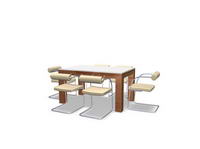 La nueva mesa de comedor / muebles