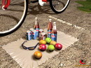 Frutas y Coca Cola