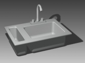 Modelo 3D baño - bañera 002