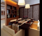 Moderno restaurante de moda familia