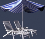 Al aire libre, playas, parques silla
