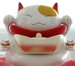 Suerte gato de cermica modelo 3D