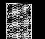 Modelo 3D de los chinos huecas talladas particin 4-5