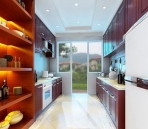 Moderna cocina de estilo europeo (incluidos mapas, red de rea de la luz)