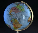 Globo de modelo (con mapa)