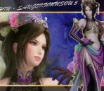 Dynasty Warriors carcter de modelo en 3D (con mapa)