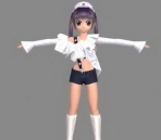 Little Miss modelo 3D de las enfermeras