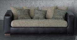 Moderno Sof Modelo 3D 3.5, prrafo (formato OBJ)