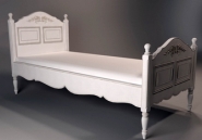 De estilo europeo modelo de cama individual
