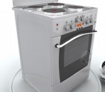 Horno elctrico Modelo 3D (incluyendo mapa HDR)
