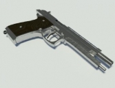 Modelo 3D de la pistola Beretta