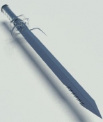 Dos espadas de modelos en 3D