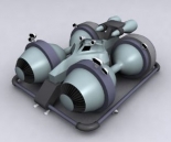 Barco Modelo 3D de Sci-Fi