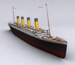 3D modelo de RMS Titanic