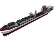 Modelo 3D de contenedor de barco