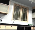 Simple modelo 3D de la cocina