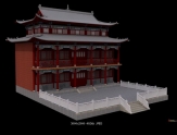 Modelo de la sala del templo