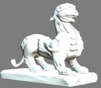 Modelo 3D de animales auspiciosos Pi Xiu