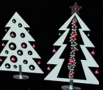 Pequeño rbol de Navidad blanco