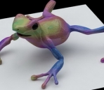 Ranas de color, formatos de c4d