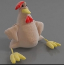 Modelo 3D de dibujos animados de pollo