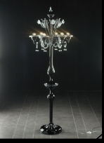Lmpara de pie de cristal Modelo 3D 05