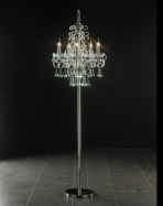 Lmpara de pie de cristal Modelo 3D 06