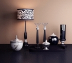 Lmpara de mesa de Francia y la combinacin del modelo en 3D de Menorah